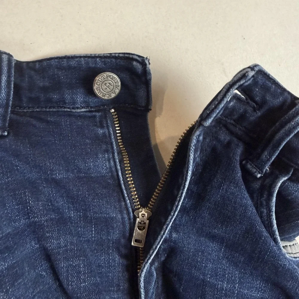 Outpost‎ Makers Jeans Mens 32x34 Blue Dark Wash Regular Straight Stretch Denim